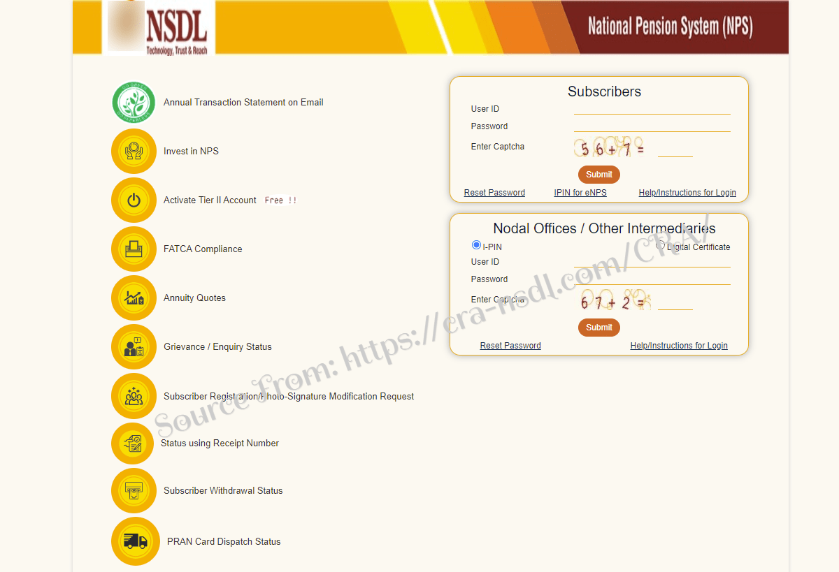 National Pension Scheme NPS Calculator Features Eligibility