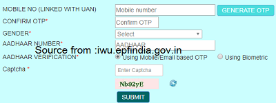 link aadhaar number to uan account at epfindia.gov.in
