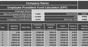 EPF Calculator - How to Calculate PF Amount for Salaried Employers