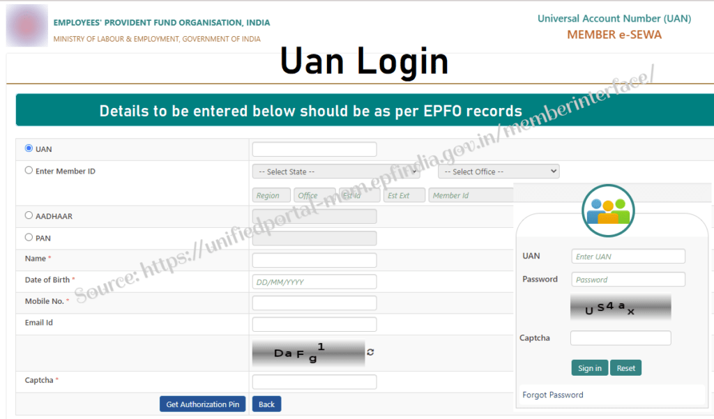 UAN Login